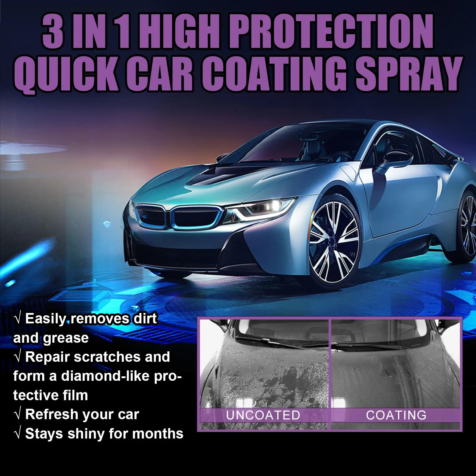100ML 3 In 1 Car Ceramic Nano  - đánh giá và giá Nano Liquid Coating