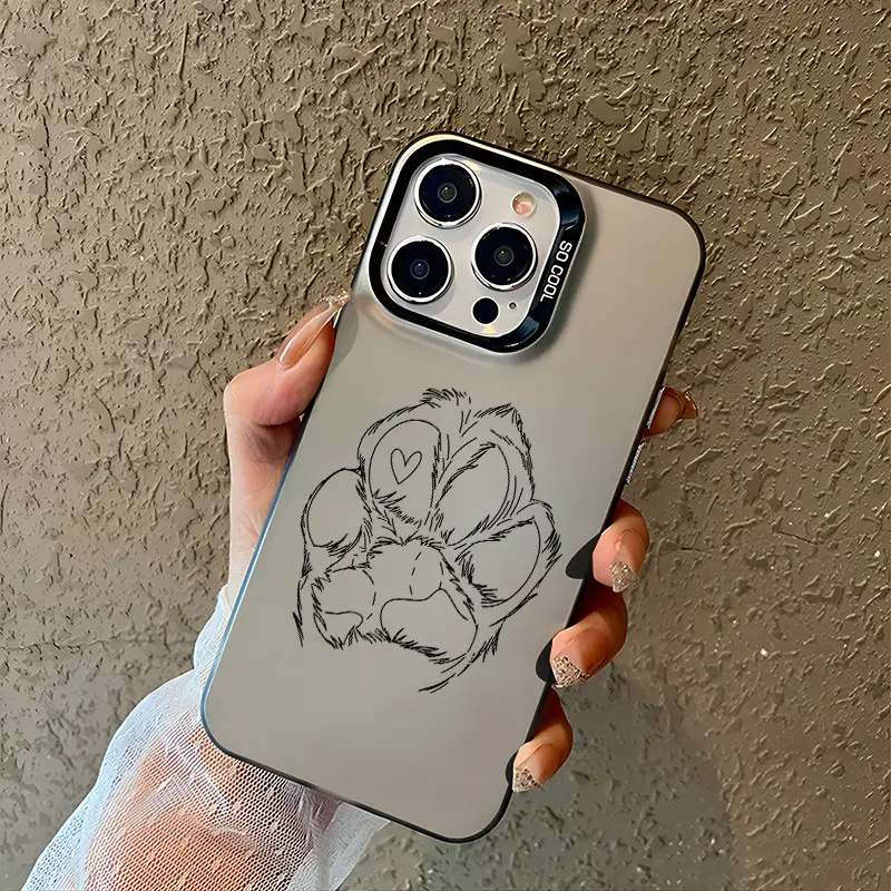 Cute Dog Paw Print Phone Case  - đánh giá và giá Samsung Galaxy S25