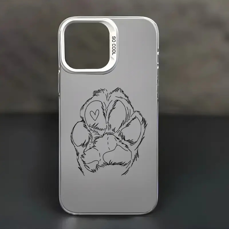 Cute Dog Paw Print Phone Case  - đánh giá và giá Samsung Galaxy S25
