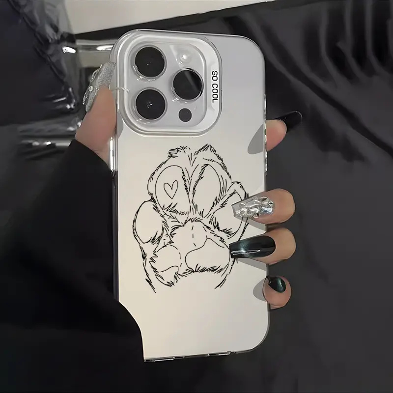 Cute Dog Paw Print Phone Case  - đánh giá và giá Samsung Galaxy S25