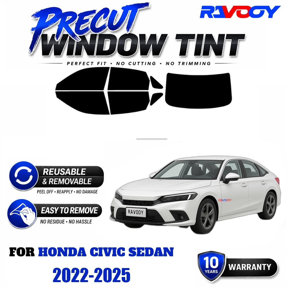 RAVOOY Precut Window Tint, Reu - đánh giá và giá Air Bubble Remover
