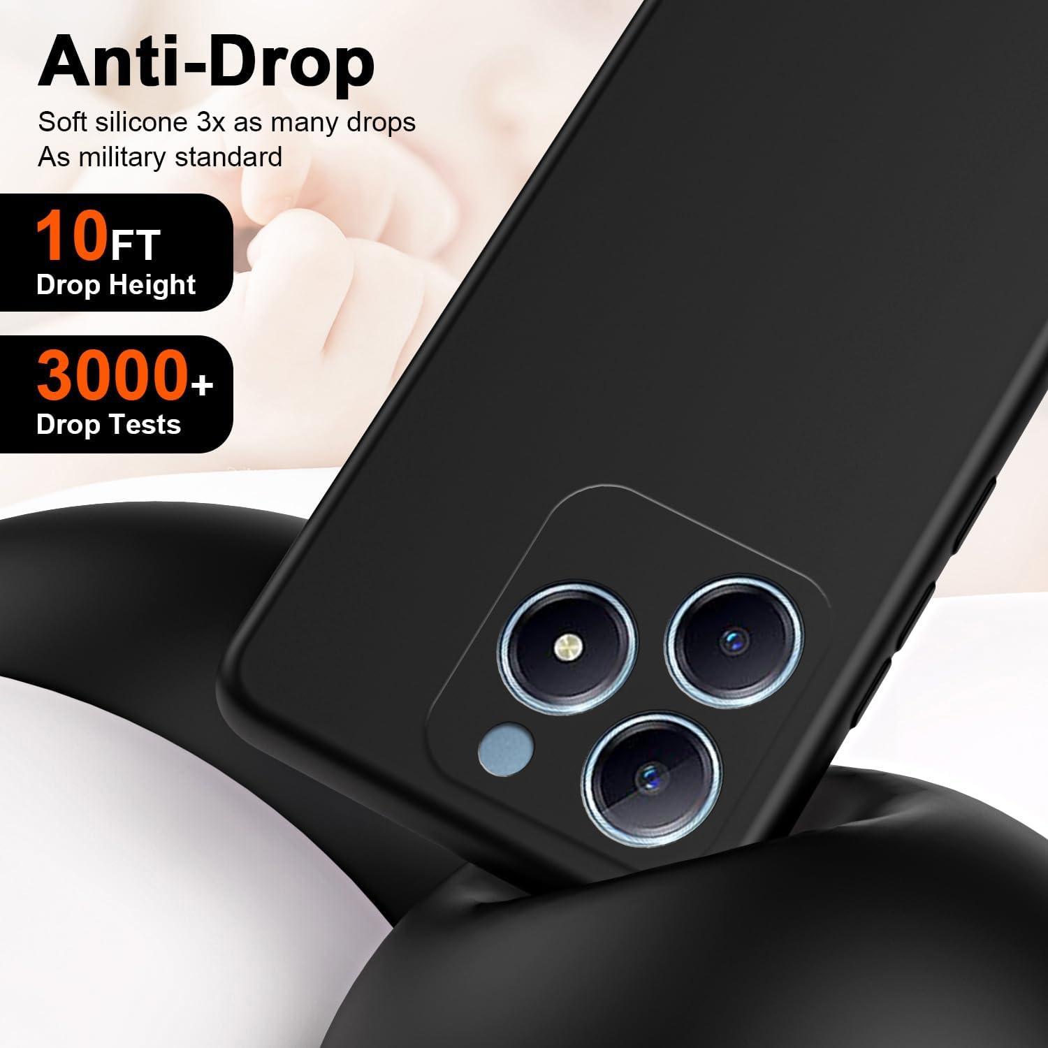 Flexible Liquid Silicone Case  - đánh giá và giá Realme Note 50