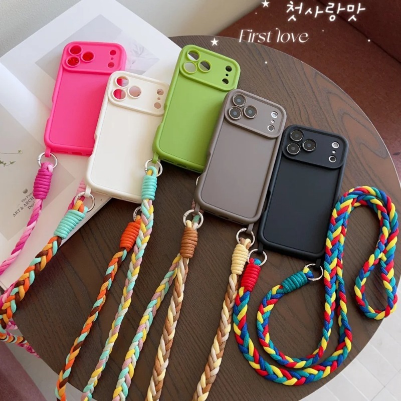 Crossbody Lanyard Braided Cord - đánh giá và giá Apple Iphone 16