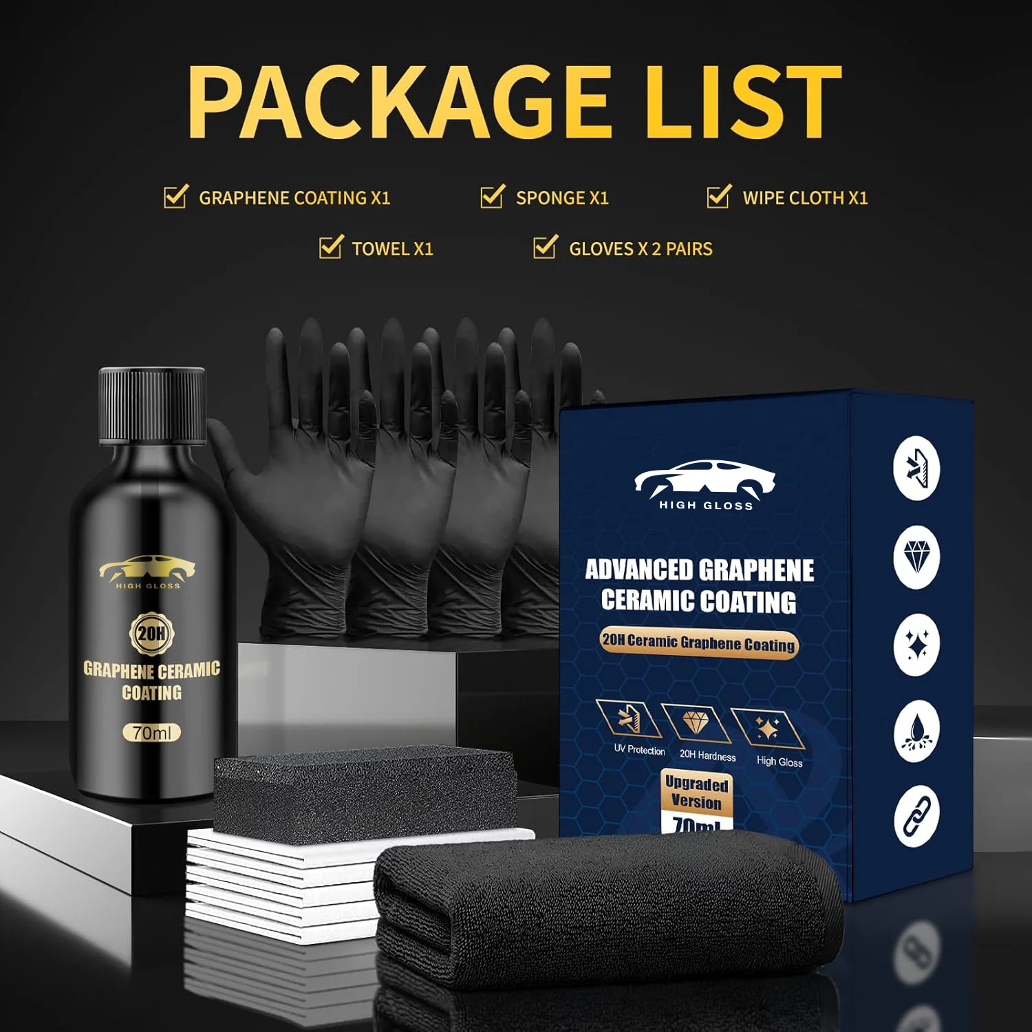 Graphene Ceramic Coating Advan - đánh giá và giá Nano Liquid Coating