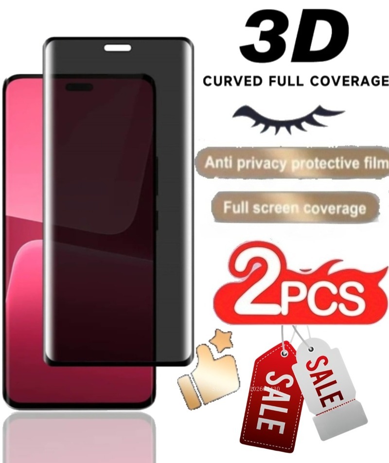 2PCS Privacy Anti Spy Peeping  - đánh giá và giá Curved Edge Screen